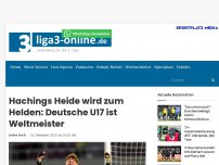 Bild zum Artikel: Dank Hachings Konstantin Heide: Deutsche U17 ist Weltmeister