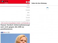 Bild zum Artikel: „AfD schreckt hochqualifizierte Arbeits- und Fachkräfte ab“ - Faeser fordert Unternehmensspitzen auf, sich gegen die AfD zu positionieren