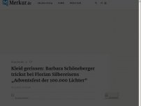 Bild zum Artikel: Kleid gerissen: Barbara Schöneberger trickst bei Florian Silbereisens „Adventsfest der 100.000 Lichter“