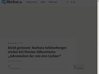 Bild zum Artikel: Kleid gerissen: Barbara Schöneberger trickst bei Florian Silbereisens „Adventsfest der 100.000 Lichter“