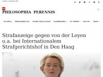 Bild zum Artikel: Strafanzeige gegen von der Leyen u.a. bei Internationalem Strafgerichtshof in Den Haag