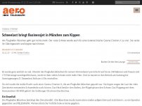 Bild zum Artikel: Cessna Citation: Schneelast bringt Businessjet in München zum Kippen