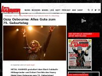 Bild zum Artikel: Ozzy Osbourne: Alles Gute zum 75. Geburtstag