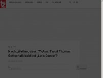 Bild zum Artikel: Nach „Wetten, dass..?“-Aus: Tanzt Thomas Gottschalk bald bei „Let‘s Dance“?