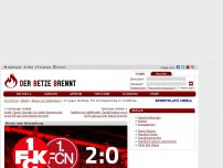 Bild zum Artikel: News | 2:0 gegen Nürnberg: FCK mit Doppelschlag im Viertelfinale | Der Betze brennt