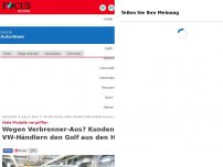 Bild zum Artikel: Viele Modelle vergriffen - Wegen Verbrenner-Aus? Kunden reißen VW-Händlern den Golf aus den Händen