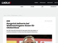 Bild zum Artikel: Rangnick kellnerte bei Weihnachtsgans-Essen für Obdachlose