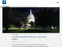 Bild zum Artikel: US-Senat blockiert Ukraine- und Israel-Hilfen
