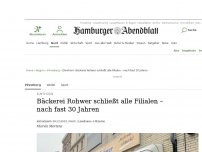 Bild zum Artikel: Elmshorn: Bäckerei Rohwer schließt alle Filialen – nach fast 30 Jahren