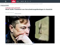 Bild zum Artikel: Umfrage auf X gestartet: Musk stellt Comeback von Verschwörungsideologen in Aussicht