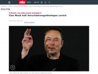 Bild zum Artikel: X-Konto von Alex Jones entsperrt: Elon Musk holt Verschwörungsideologen zurück
