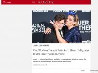 Bild zum Artikel: Vier Wochen Ehe mit Fritz Karl: Elena Uhlig zeigt Bilder ihrer Traumhochzeit