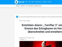 Bild zum Artikel: Kotztüten-Alarm: „Terrifier 3“ wird die Grenze des Ertragbaren im Horror überschreiten und erweitern