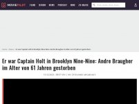 Bild zum Artikel: Er war Captain Holt in Brooklyn Nine-Nine: Andre Braugher im Alter von 61 Jahren gestorben