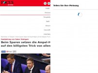 Bild zum Artikel: Gastbeitrag von Gabor Steingart - Beim Sparen setzen die Ampel-Magier auf den billigsten Trick von allen