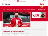 Bild zum Artikel: Deniz Undav ist Spieler des Monats