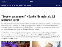 Bild zum Artikel: Alle Informationen zum großen NDR Spendentag