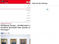 Bild zum Artikel: Trigema-Chef tritt ab - Wolfgang Grupp: „Weil das Bürgergeld so hoch ist, lohnt sich Arbeit nicht mehr“