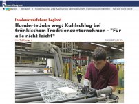 Bild zum Artikel: Hunderte Jobs weg: Kahlschlag bei fränkischem Traditionsunternehmen - 'Für alle nicht leicht'