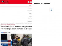 Bild zum Artikel: Unerlaubte Wiedereinreise - Mehr als 4100 bereits abgeschobene Flüchtlinge sind zurück in Deutschland