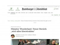 Bild zum Artikel: Exklusiver Ausblick: Miniatur Wunderland: Neuer Bereich „wird alles überstrahlen“