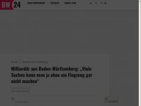 Bild zum Artikel: Milliardär aus Baden-Württemberg: „Viele Sachen kann man ja ohne ein Flugzeug gar nicht machen“