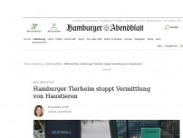 Bild zum Artikel: Weihnachten: Hamburger Tierheim stoppt Vermittlung von Haustieren