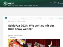 Bild zum Artikel: SchleFaz 2024: Wie geht es mit der Kult-Show weiter?
