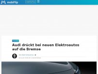 Bild zum Artikel: Audi drückt bei neuen Elektroautos auf die Bremse