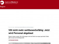 Bild zum Artikel: VW nicht mehr wettbewerbsfähig: Jetzt wird Personal abgebaut