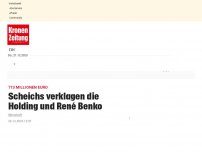 Bild zum Artikel: Scheichs verklagen die Holding und René Benko