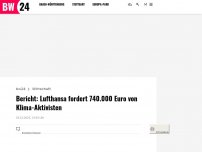 Bild zum Artikel: Bericht: Lufthansa fordert 740.000 Euro von Klima-Aktivisten