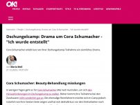 Bild zum Artikel: Dschungelcamp: Drama um Cora Schumacher - 'Ich wurde entstellt'