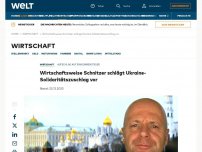 Bild zum Artikel: „Wirtschaftsweise“ Schnitzer schlägt Ukraine-Solidaritätszuschlag vor