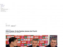 Bild zum Artikel: Köln-Drama: Erste Spieler planen die Flucht