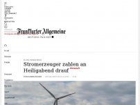 Bild zum Artikel: Strompreise stürzen Heiligabend ins Negative