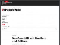 Bild zum Artikel: 180 Millionen Euro: Das Geschäft mit der Silvesterknallerei