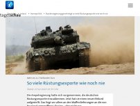 Bild zum Artikel: Bundesregierung genehmigt so viele Rüstungsexporte wie noch nie