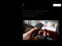 Bild zum Artikel: RTL vorne beim jungen Publikum - ZDF ist Gesamtsieger