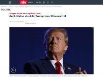 Bild zum Artikel: Breaking News: Trump darf nicht bei Präsidentschaftsvorwahlen in Maine antreten