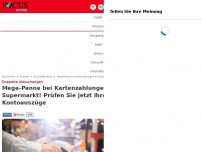 Bild zum Artikel: Doppelte Abbuchungen - Prüfen Sie Ihre Kontoauszüge, wenn Sie im Supermarkt mit Karte bezahlt haben