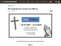 Bild zum Artikel: Die Tagespresse trauert um ORF.at