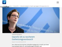 Bild zum Artikel: Gebäudeenergiegesetz: Geywitz regt zügigeren Heizungsaustausch an