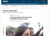 Bild zum Artikel: „Ich habe die Hölle erlebt. Es gibt keine unschuldigen Zivilisten in Gaza“