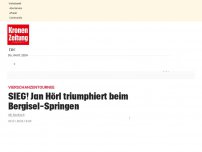 Bild zum Artikel: SIEG! Jan Hörl triumphiert beim Bergisel-Springen
