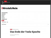 Bild zum Artikel: Elektroautos: Das Ende der Tesla-Epoche
