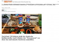 Bild zum Artikel: Deutscher Kult-Hersteller insolvent: 'Erfinder der Dosenwurst' vor dem Aus