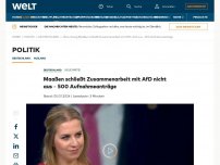 Bild zum Artikel: Maaßen schließt Zusammenarbeit mit AfD nicht aus – 500 Aufnahmeanträge