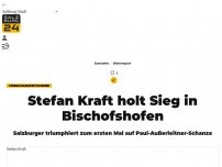 Bild zum Artikel: Stefan Kraft holt Sieg in Bischofshofen