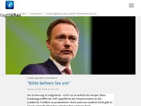 Bild zum Artikel: Lindners Appell an die Landwirte: 'Bitte kehren Sie um'